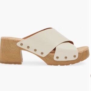 Kork-Ease Tatum Slide Sandal. Size 9. Color: White